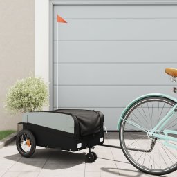 Gossi remorca pentru biciclete, negru, 30 kg, fier