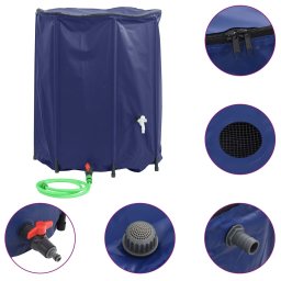 Gossi rezervor de apa cu robinet, pliabil, 1250 l, pvc