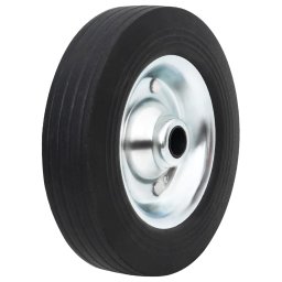 Gossi roata pentru jockey, Ø20x5 cm, cauciuc masiv si otel