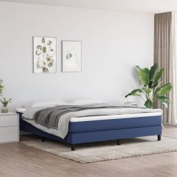 Gossi saltea de pat cu arcuri, albastru, 160x200x20 cm, textil