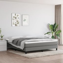 Gossi saltea de pat cu arcuri, gri inchis, 180x200x20 cm, textil