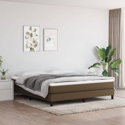 Gossi saltea de pat cu arcuri, maro inchis, 160x200x20 cm, textil