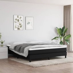Gossi saltea de pat cu arcuri, negru, 180x200x20 cm, textil