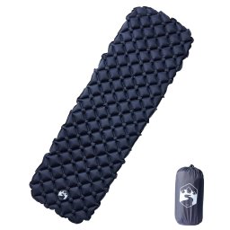 Gossi saltea gonflabila de camping, 1 persoana, gri, 190x58x6 cm