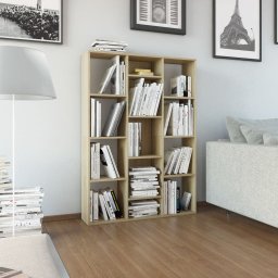 Gossi separator /biblioteca stejar sonoma 100x24x140cm lemn prelucrat