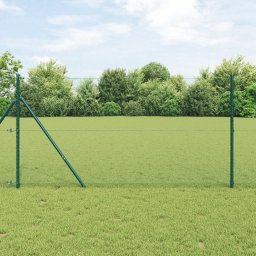 Gossi set de imprejmuire set de 2 verde padure plasa metalica 25 x 1 m