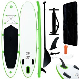 Gossi set de placa sup gonflabila, verde si alb