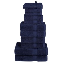 Gossi set de prosoape premium solund, 12 piese, bleumarin, 600 g/m2