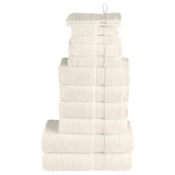 Gossi set de prosoape premium solund, 12 piese, crem, 600 g/m2