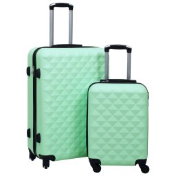 Gossi set de valize cu carcasa rigida, 2 piese, verde menta, abs