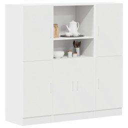 Gossi set dulap de bucatarie din 3 piese lemn prelucrat alb
