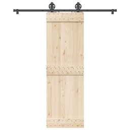 Gossi set feronerie pentru usa glisanta, negru, 183 cm, otel