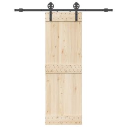 Gossi set feronerie pentru usa glisanta, negru, 183 cm, otel