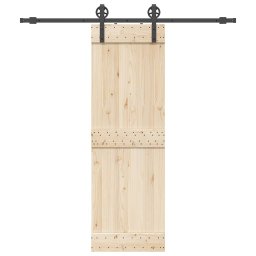 Gossi set feronerie pentru usi glisante, negru, 200 cm, otel