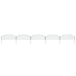 Gossi set gard de gradina arcuit, verde, 77,3 x 26 cm