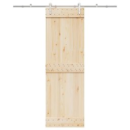 Gossi set piese pentru usa glisanta, argintiu, 183 cm otel inoxidabil