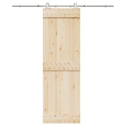 Gossi set piese pentru usa glisanta, argintiu, 183 cm otel inoxidabil