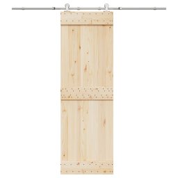 Gossi set piese pentru usa glisanta, argintiu, 200 cm otel inoxidabil