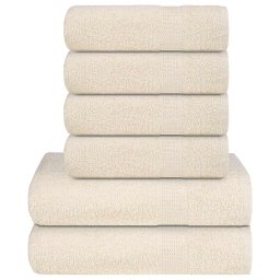 Gossi set prosoape 8 piese crema 360 g/m2 100% bumbac