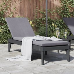 Gossi sezlong, antracit, 186x60x29 cm, pp