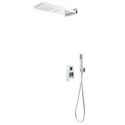 Gossi sistem de dus, argintiu, otel inoxidabil 201