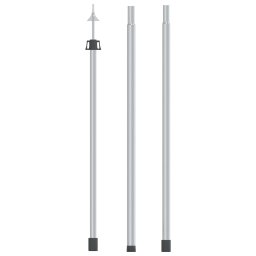 Gossi stalp telescopic pentru prelata, 102-260 cm, aluminiu
