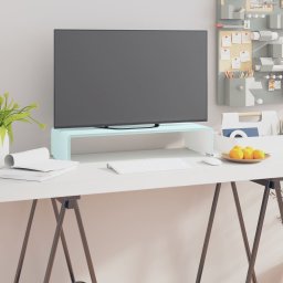 Gossi stativ tv/suport monitor, sticla, verde, 60 x 25 x 11 cm
