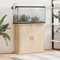 Gossi suport acvariu, stejar sonoma, 81x36x73 cm, lemn prelucrat
