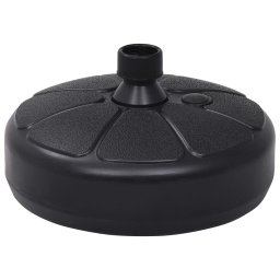 Gossi suport de umbrela, negru, 15 l, umplere cu nisip/apa