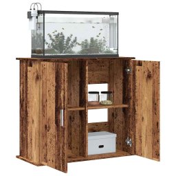Gossi suport pentru acvariu, lemn vechi, 81x36x73 cm, lemn prelucrat