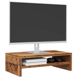 Gossi suport pentru monitor lemn vechi 42x24x13 cm lemn prelucrat