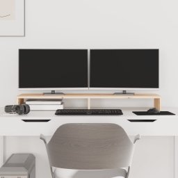 Gossi suport pentru monitor, 100x27x10 cm, lemn masiv de pin