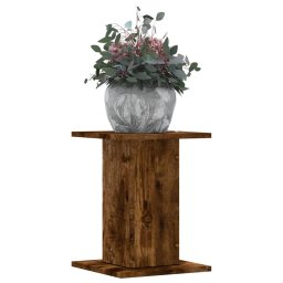 Gossi suporturi de plante 2 buc. stejar fumuriu 30x30x40 cm lemn