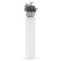 Gossi suporturi de plante, 2 buc., alb, 30x30x95 cm, lemn prelucrat