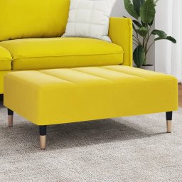 Gossi taburet, galben, 77x55x31 cm, catifea