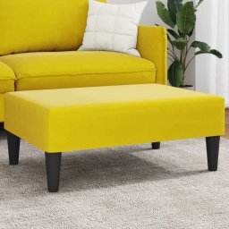 Gossi taburet, galben, 77x55x31 cm, catifea