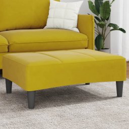 Gossi taburet, galben, 77x55x31 cm, catifea
