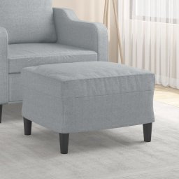 Gossi taburet, gri deschis, 60x50x41 cm, material textil