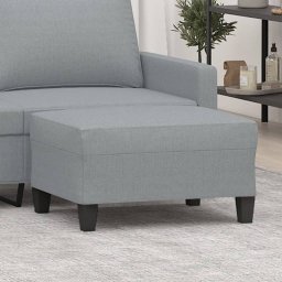 Gossi taburet, gri deschis, 70x55x41 cm, material textil