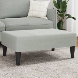Gossi taburet, gri deschis, 77x55x31 cm, catifea