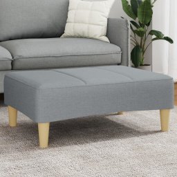 Gossi taburet, gri deschis, 77x55x31 cm, material textil
