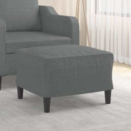 Gossi taburet, gri inchis, 60x50x41 cm, material textil
