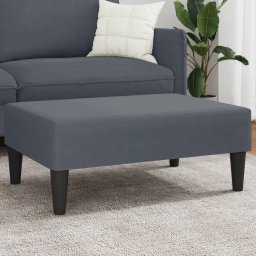 Gossi taburet, gri inchis, 77x55x31 cm, catifea