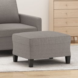 Gossi taburet, gri taupe, 60x50x41 cm, material textil