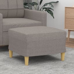 Gossi taburet, gri taupe, 60x50x41 cm, material textil