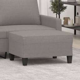 Gossi taburet, gri taupe, 70x55x41 cm, material textil