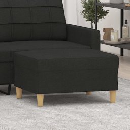 Gossi taburet, negru, 70x55x41 cm, material textil