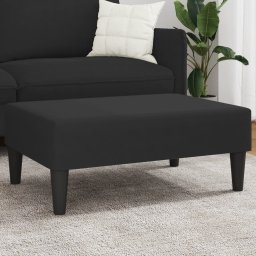 Gossi taburet, negru, 77x55x31 cm, catifea