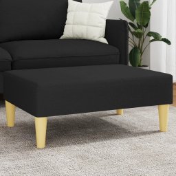 Gossi taburet, negru, 77x55x31 cm, material textil