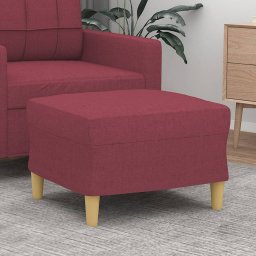 Gossi taburet, rosu vin, 60x50x41 cm, material textil